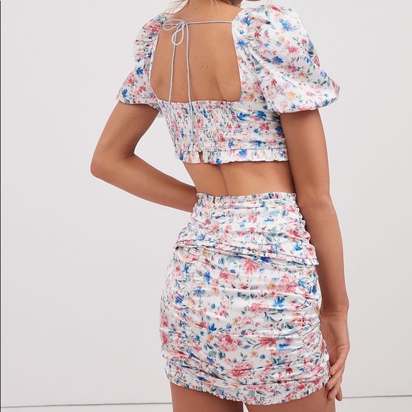 2 PIECE FOR LOVE & LEMONS Juliet Top & Mini Skirt set - Picture 13 of 16